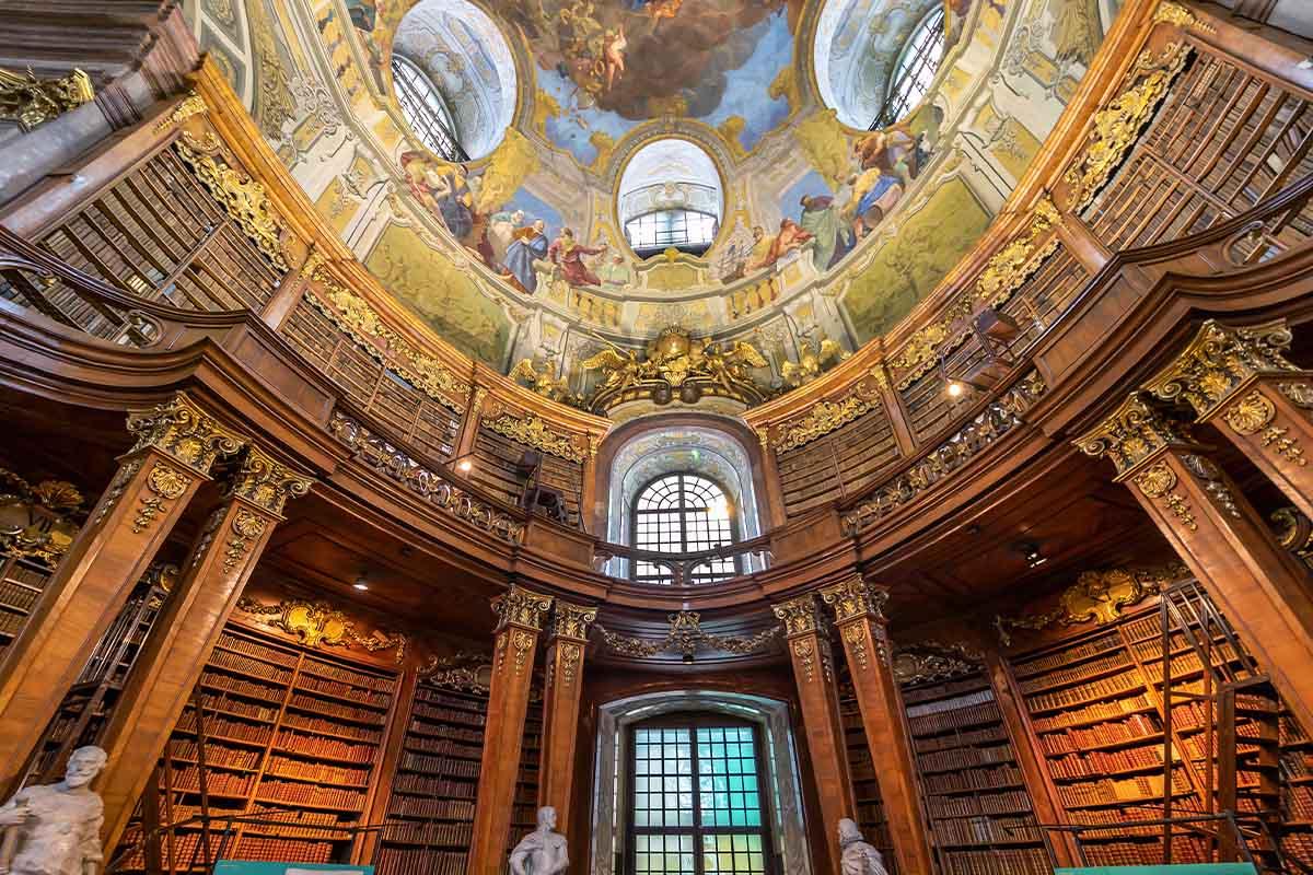 Inside the Austrian National Library. (agsaz/Shutterstock)