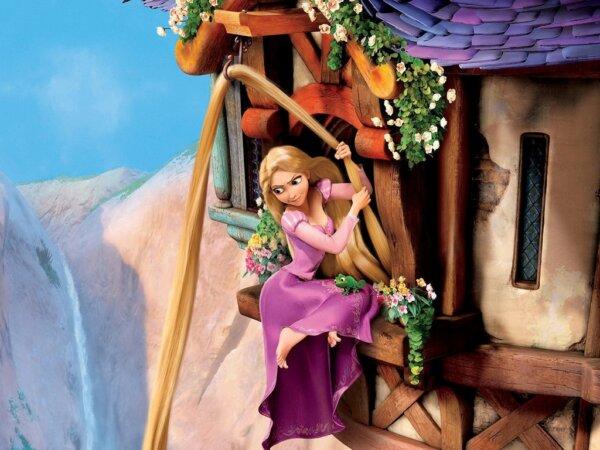 Rapunzel (Mandy Moore), in "Tangled." (Walt Disney Pictures)