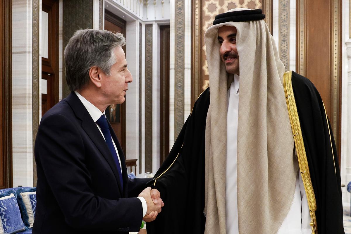 Blinken Meets Jordanian and Qatari Leaders on New Mideast Push to Keep Gaza War From Spreading