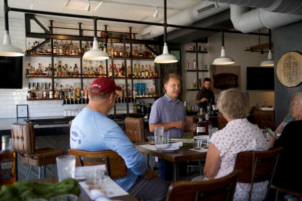 A stop at Hometown Roots Cafe in Henderson for a food and bourbon pairing was an optional excursion for cruise passengers. (American Queen Voyages/TNS)