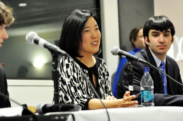 Educator Michelle Rhee, in "Waiting for 'Superman.'" (Paramount Pictures)