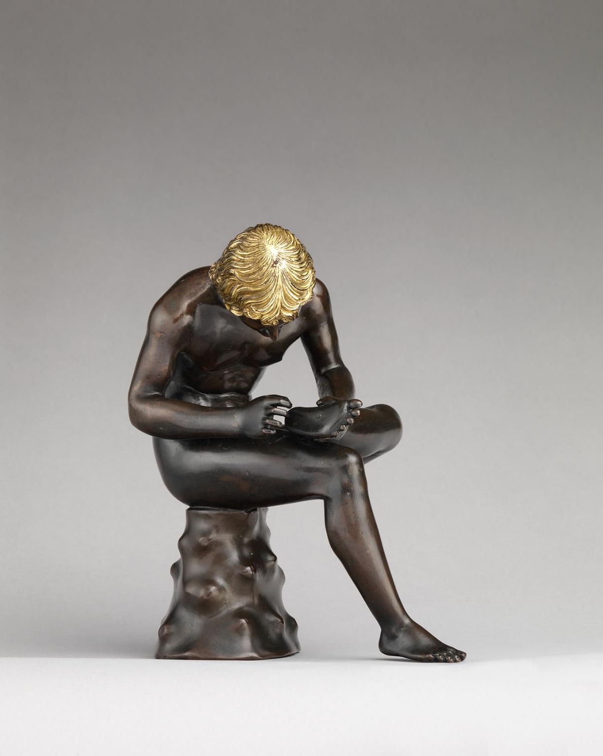 Another angle of "Spinario" ("Boy Pulling a Thorn From His Foot"). The Metropolitan Museum of Art, New York City. (Public Domain)