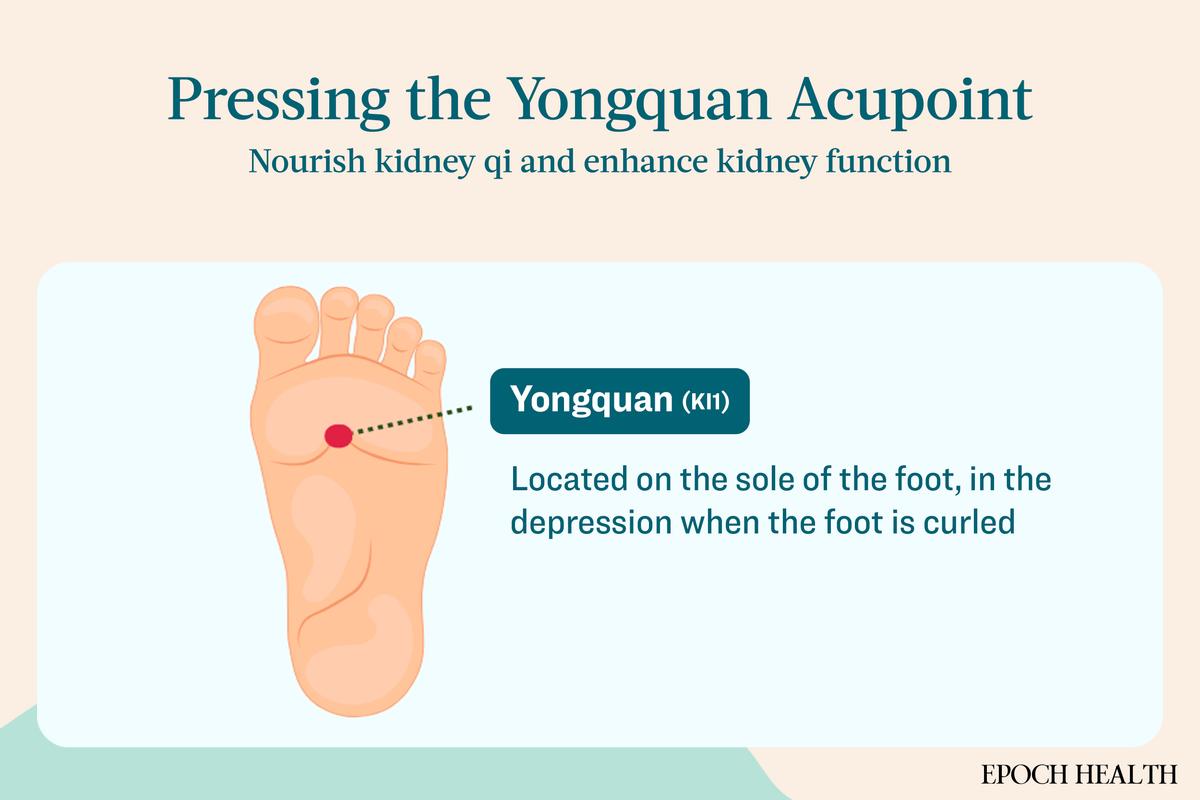 Rub until the sole feels warm, then move the toes and take a break. Repeat several times a day. (The Epoch Times)