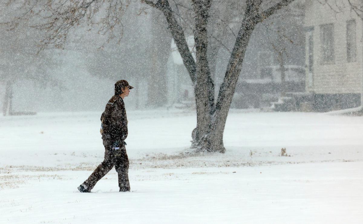 Sprawling Storms Wallop US With Tornado Reports, Damage, and Heavy Snow, Closing Roads and Schools