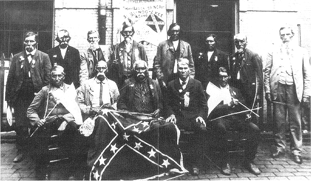 Cherokee Confederate reunion in New Orleans, 1903. (Public Domain)