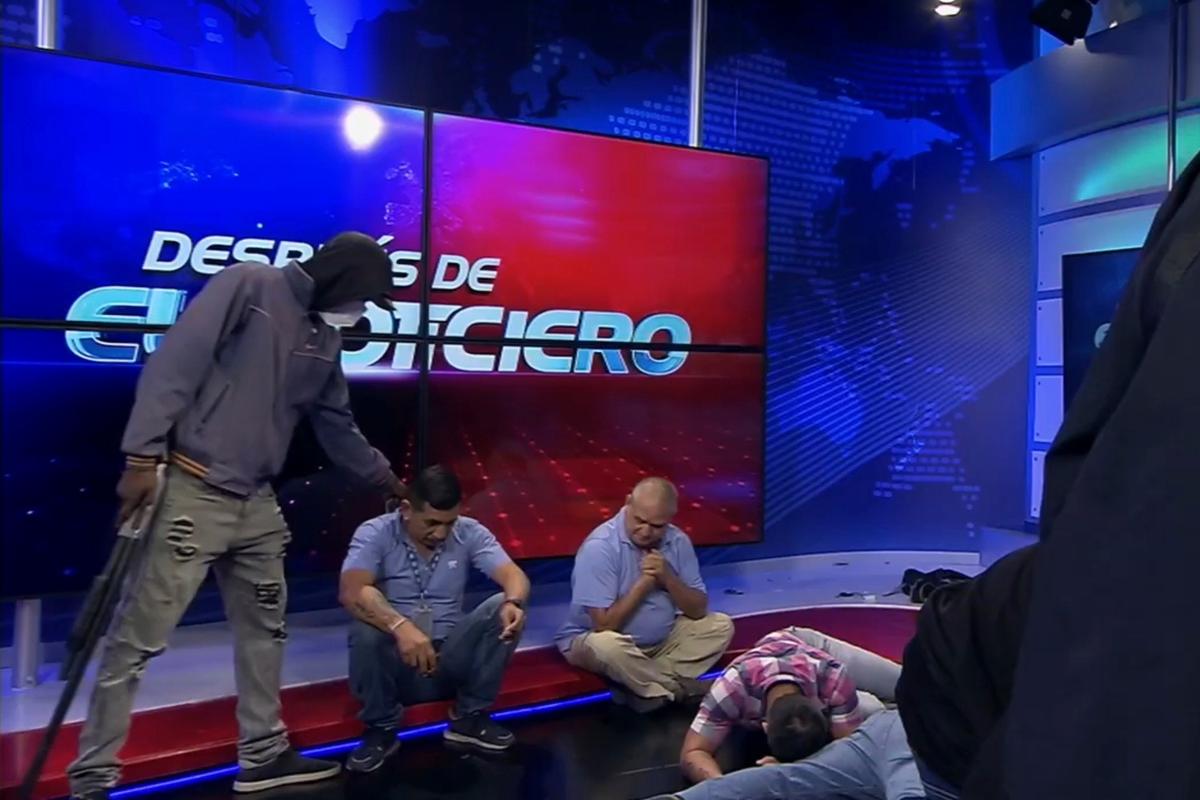 Ecuador’s Escalating Gang Violence Is Broadcast Live to Nation as Gunmen Storm TV Studio