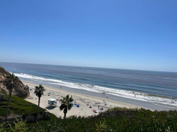 Fletcher Cove in Solana Beach is Don Winslow’s choice for a great spot to read in San Diego County. (Maura Fox/The San Diego Union-Tribune/TNS)
