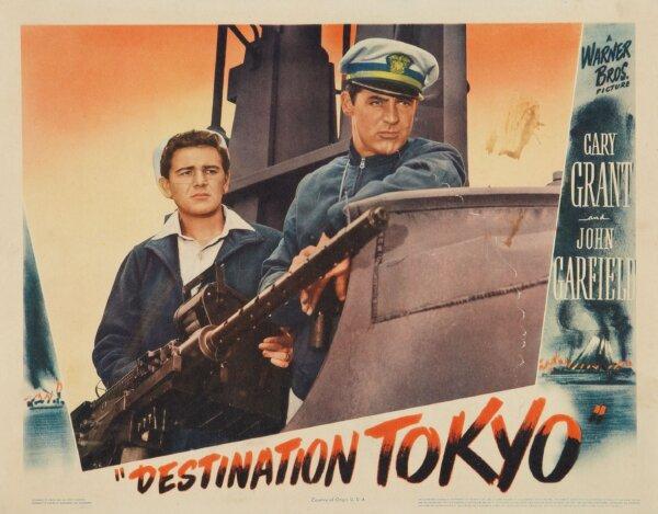 Lobby card from the 1943 film “Destination, Tokyo.” (MovieStillsDB)