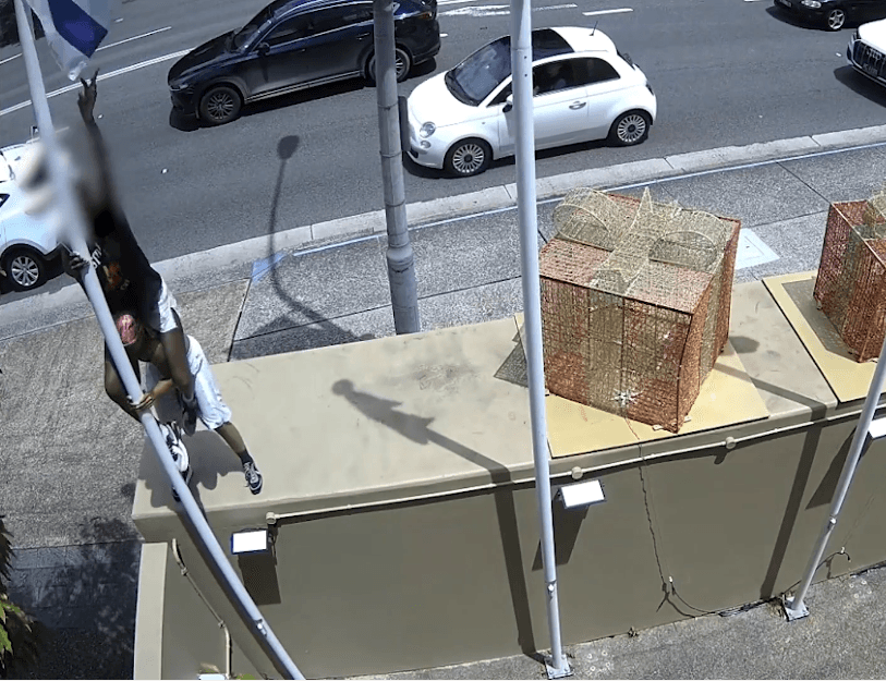 3 People Charged After Protestors Climb Council Premises to Steal Israeli Flag