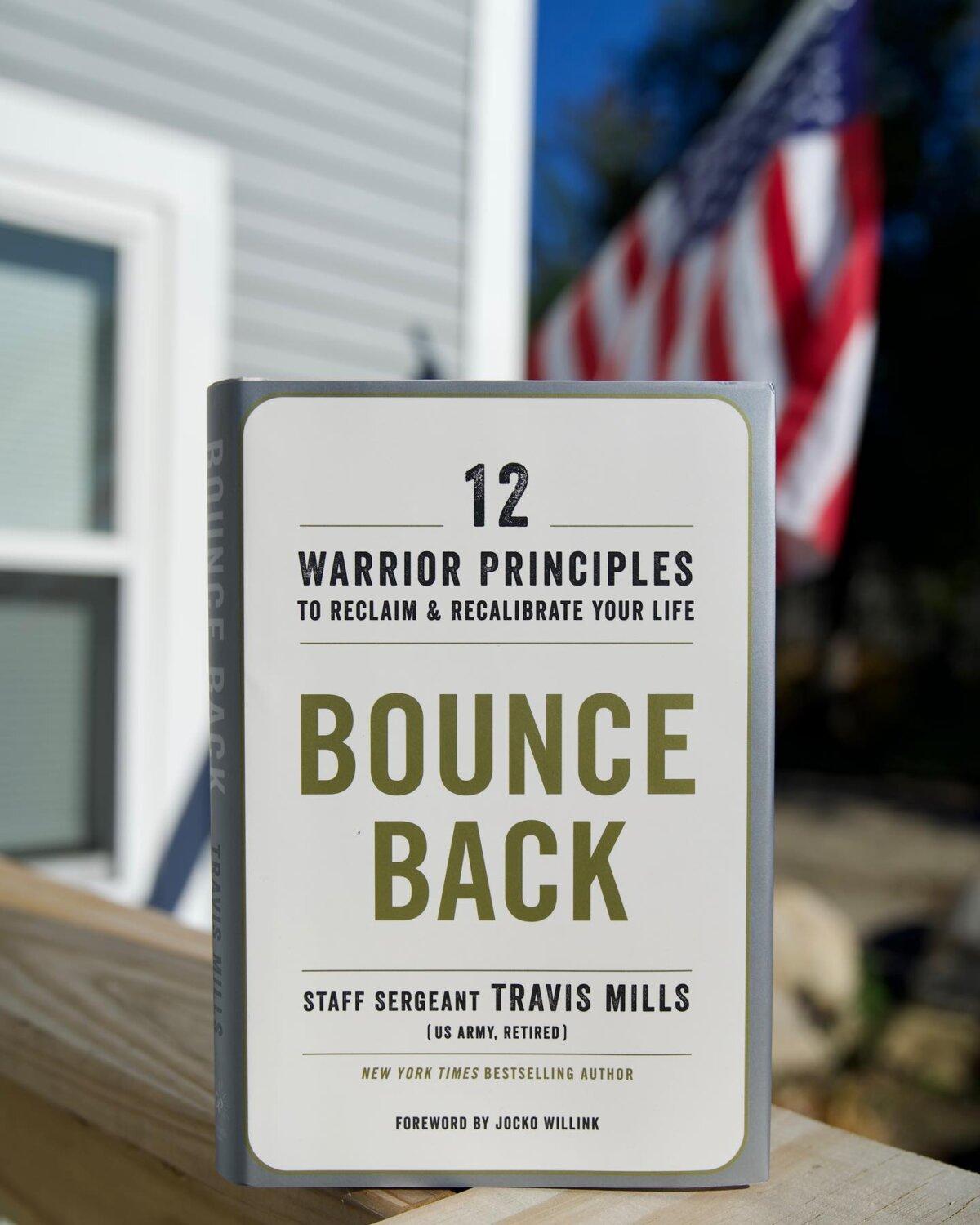 Travis Mills's latest book, "Bounce Back." (Hachette Books, November 2023)