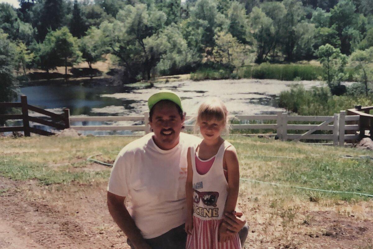 Young Lynsi with her uncle Rich Snyder. (Courtesy of Lynsi Snyder)