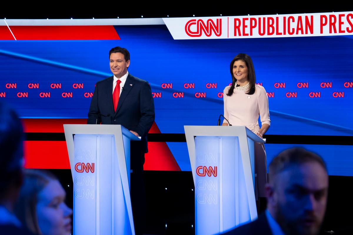 Trump Cruises as Haley, DeSantis Spar