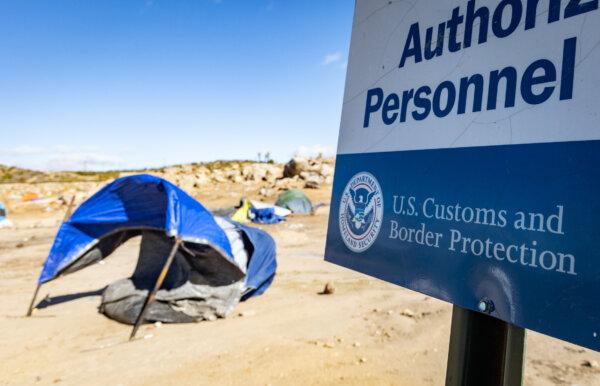 Border Patrol Morale Hits ‘All-Time Low’ 6 A border encampment near the United States border wall in Jacumba, Calif., on Jan. 10, 2024. (John Fredricks/The Epoch Times)