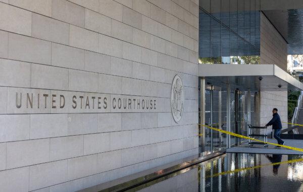 The Los Angeles County Federal Courthouse in Los Angeles on Jan. 11, 2024. (John Fredricks/The Epoch Times)