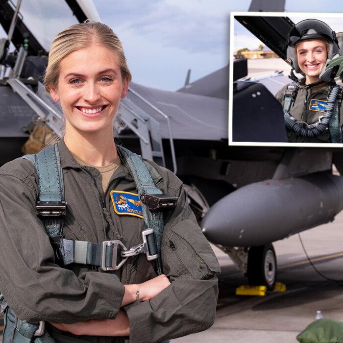 First Active-Duty Air Force Officer to Compete for Miss America, Dreams of Being a Top Gun Fighter Pilot