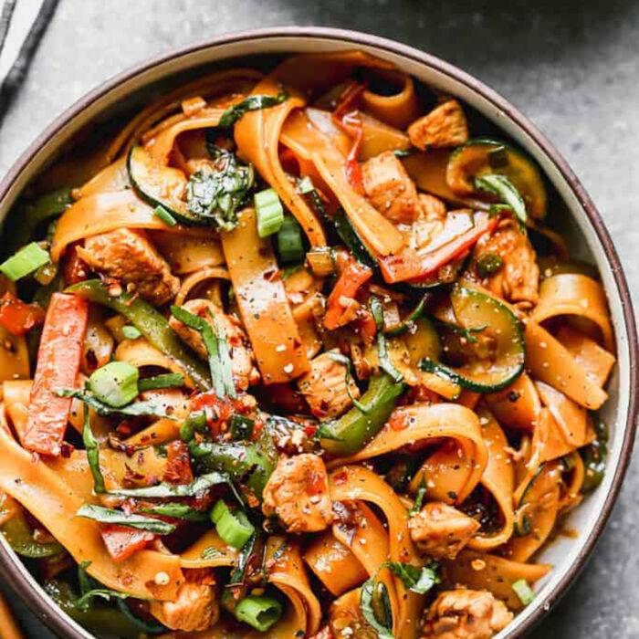 Drunken Noodles (Pad Kee Mao)