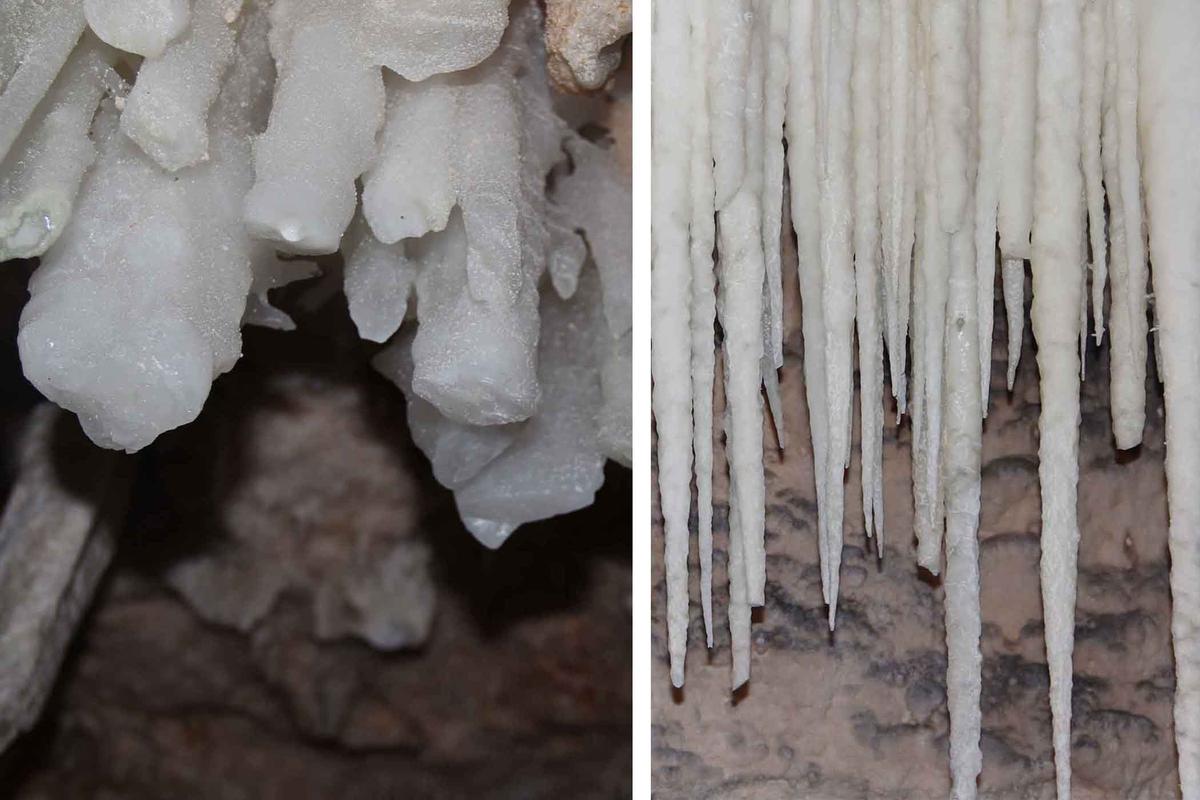 Stalactites in the Crystal Caves in Bermuda. (PHOTO DUCHESS/Shutterstock)