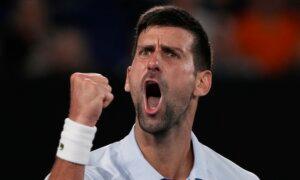 Defending Champion Djokovic Fends Off First-Timer Prizmic in 4 Hours to Advance in Australia