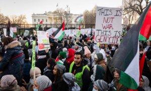 Pro-Palestinian Rioters Nearly Breach White House Gate in Clash With Police