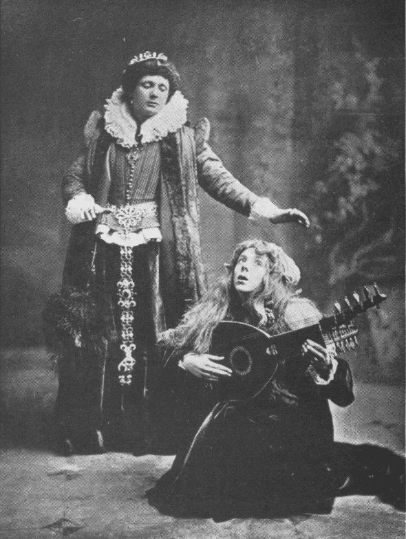 The first performance of 'Hamlet' by the Elizabethan Stage Society in 1881. (Public Domain)