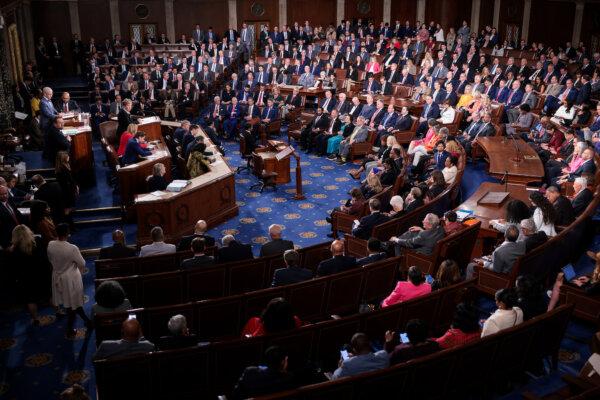A view of the U.S. House of Representatives in Washington on Oct. 25, 2023. (Win McNamee/Getty Images)