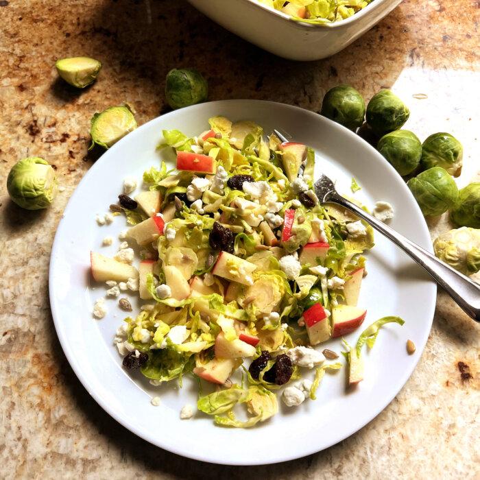 Shaved Brussels Sprouts Salad