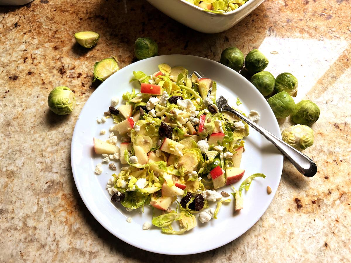 Shaved Brussels Sprouts Salad