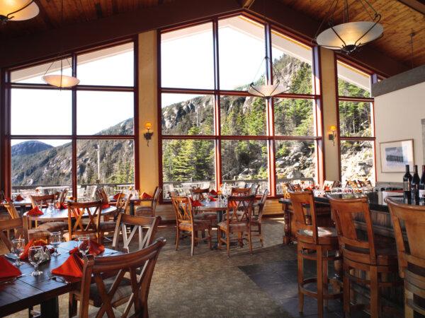The Cliff House Restaurant situated at the top of Mt. Mansfield at Stowe Mountain Resort. (Courtesy of Stowe Mountain Resort)