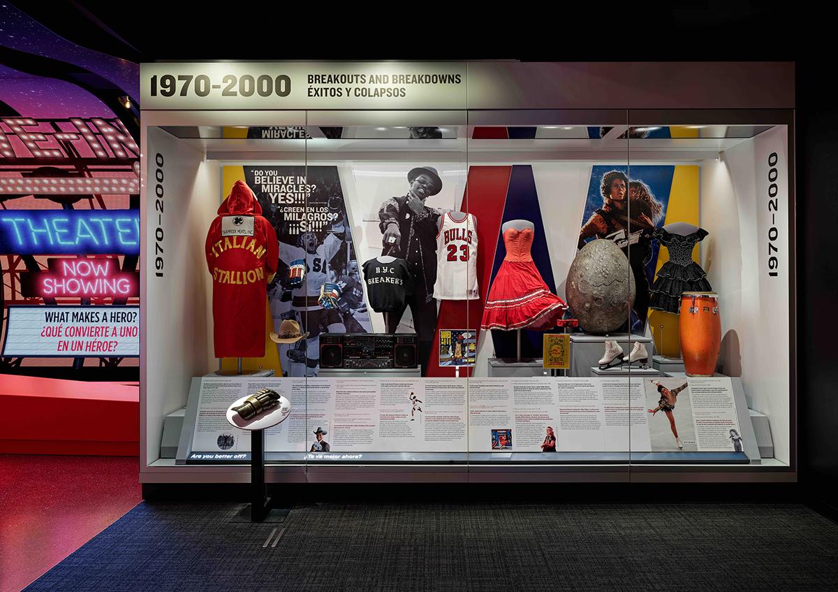 The exhibit doesn’t hold to a specific theme, but showcases pieces from circus acts to sports from over two centuries of American entertainment. (National Museum of American History)