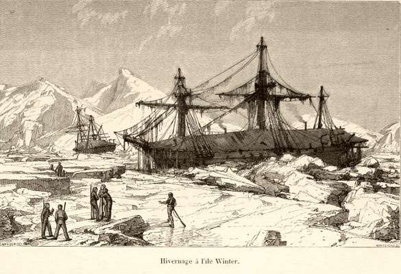 “Winter Island,” 1863, by Jean-Baptiste Henri Durand-Brager. (Public Domain)