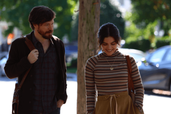 Wallace (John Gallagher Jr.) and Jane (Lucy Hale) begin a troubled relationship, in "Which Brings Me to You." (Decal Releasing)