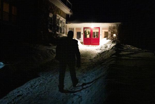 Volunteers prepare for New Hampshire caucus voting events in Dixville Notch, New Hampshire, on Jan. 22, 2024. (John Fredricks/The Epoch Times)