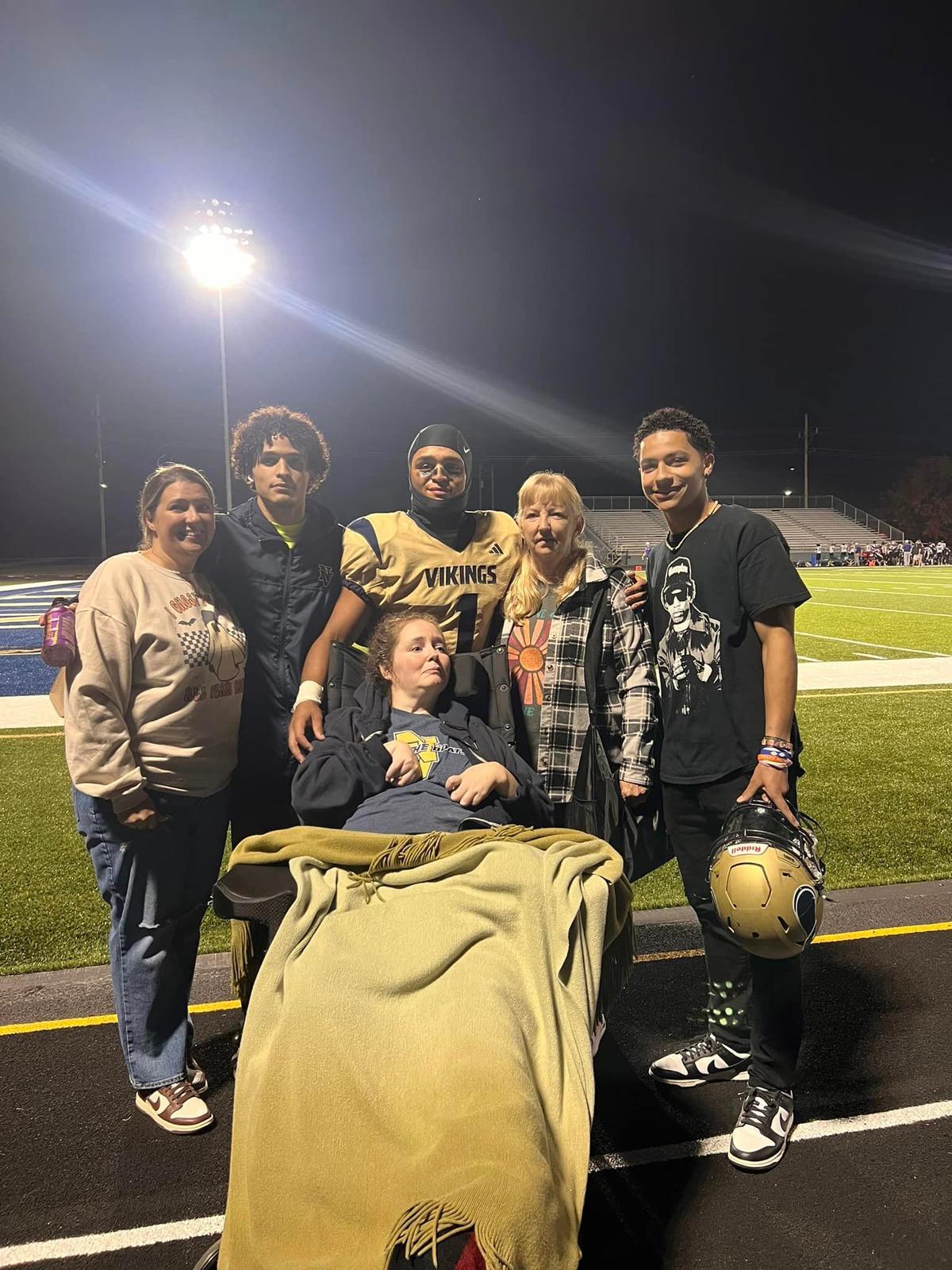 Ms. Flewellen with her friend Cassie Lee (L), mom, and sons Skylar, Julian, and Daeton. (Courtesy of <a href="https://www.facebook.com/profile.php?id=61554133355459">Jenn’s Journey: A Miracle in the Making</a>)