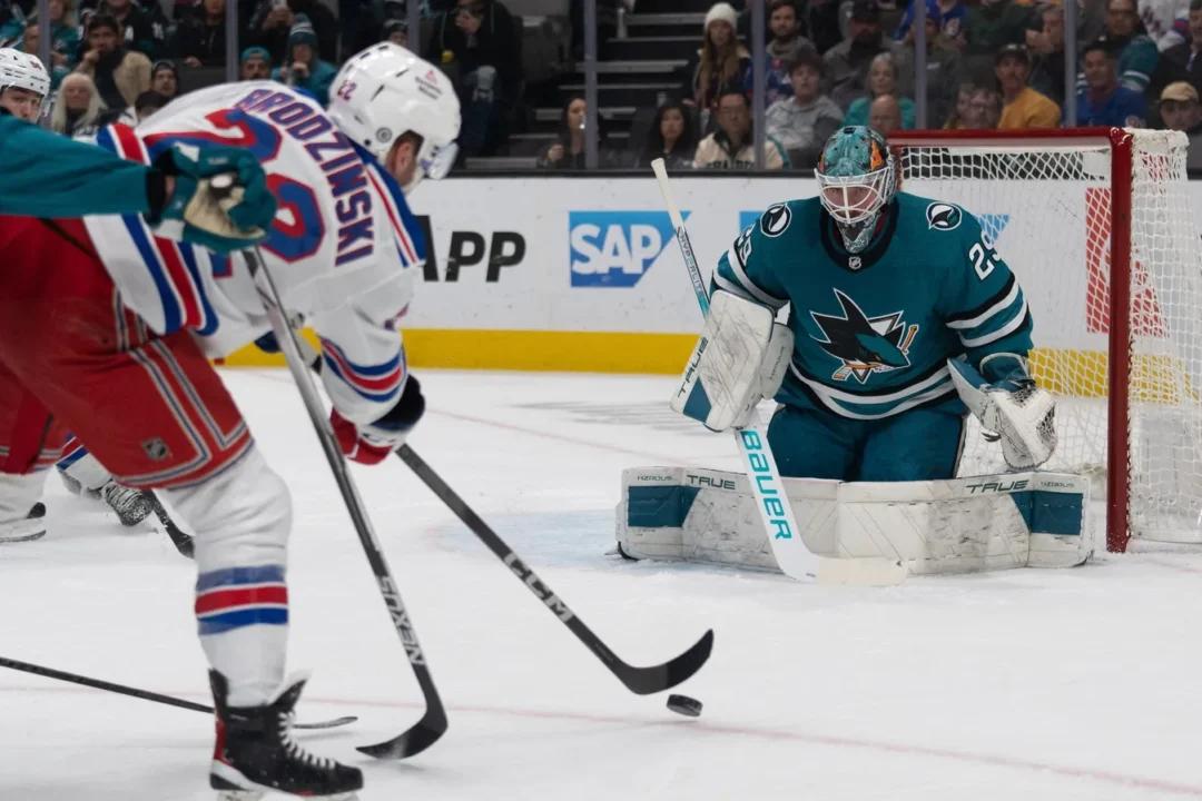 Sharks Nip Rangers in OT for Season-Best 3rd Straight Win