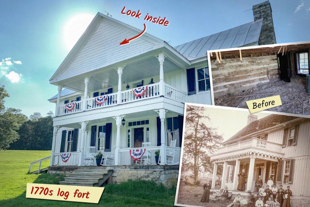 Attorney Buys Historic House, Finds Full Log Fort From 1770s Revolution Era Hidden Inside Walls