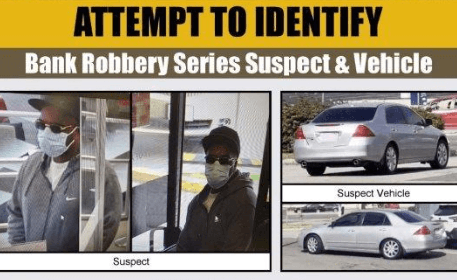 Los Angeles Sheriff Seeks Public’s Help in Identifying Bank Robbery Suspect