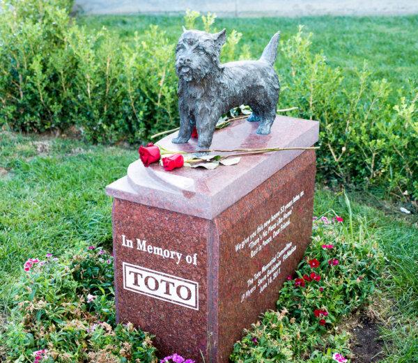 The Cairn Terrier who played Toto in "The Wizard of Oz" is interred at Hollywood Forever in Los Angeles, California.<br/>(Photo courtesy of Kendall Severson/Dreamstime)