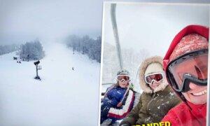 Family on Ski Trip Get Stranded in Blizzard on Mountain—Until Ski Shop Opens Doors to 30 Skiers