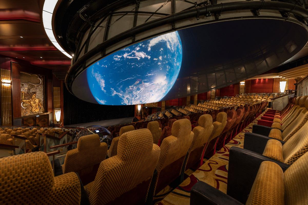 The Queen Mary 2 offers the only full-size planetarium at sea. (Courtesy of Cunard Cruise Line)