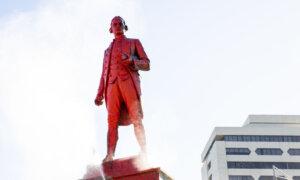 ‘Cook the Colony’: 2nd Statue Toppled and Drenched in Red Paint in Melbourne