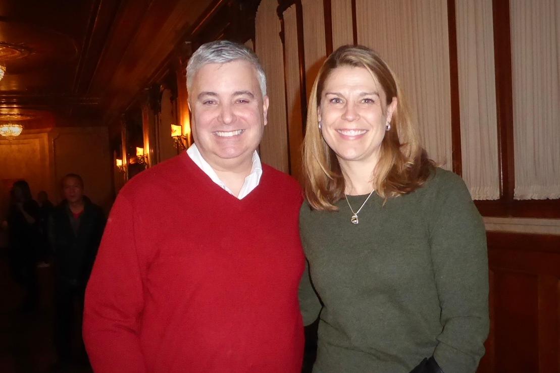 WIlliam and Lindsay Ries attended Shen Yun Performing Arts at The Benedum Center for the Performing Arts in Pittsburgh, Penn., on Jan. 28, 2024. (Frank Liang/The Epoch Times)