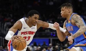 NBA Roundup: Lowly Pistons Stun West-Leading Thunder