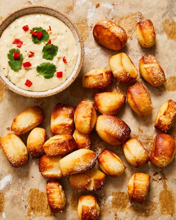 Need a Crowd-Pleasing Snack for the Big Game? Homemade Pretzel Bites for the Win!