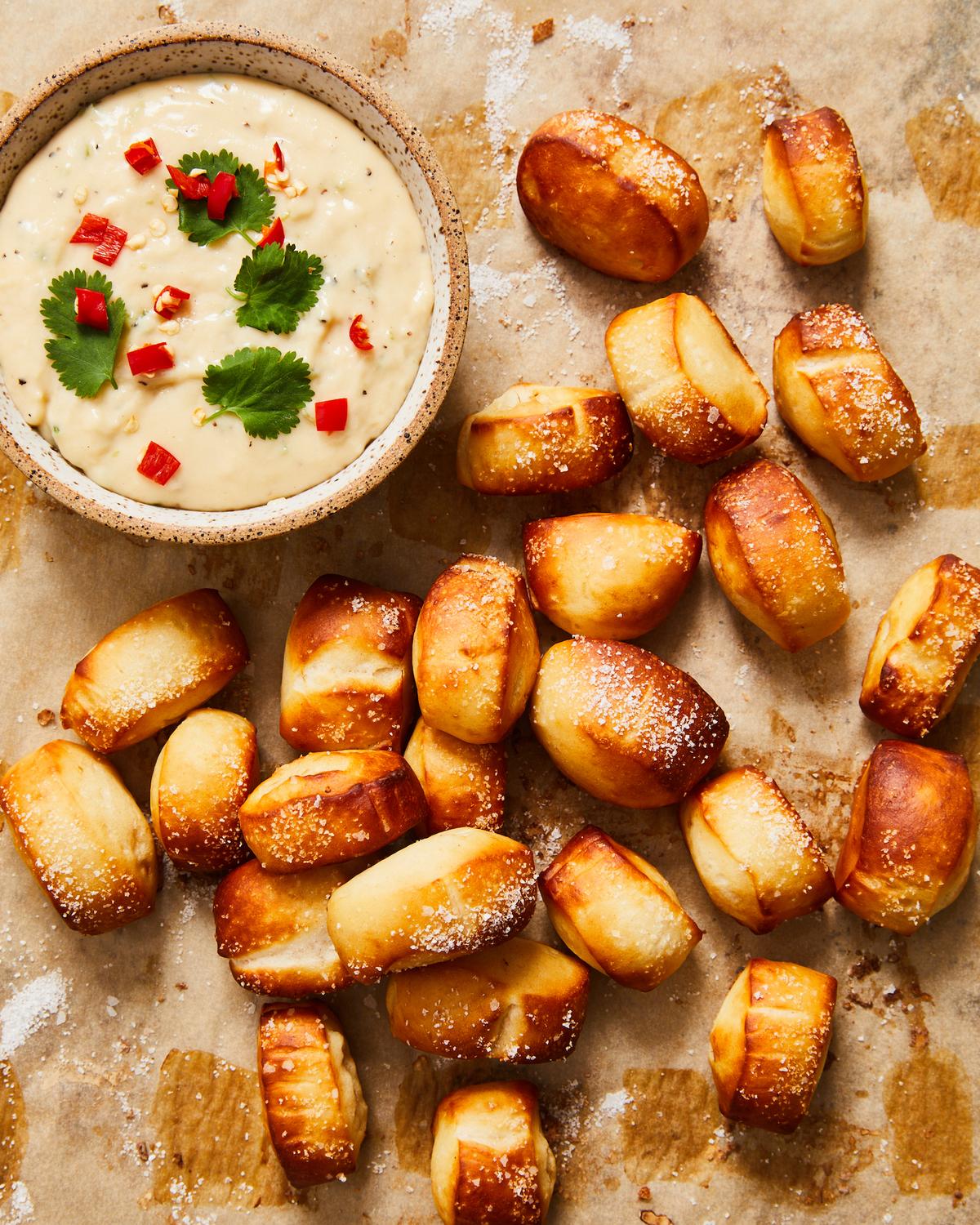 Need a Crowd-Pleasing Snack for the Big Game? Homemade Pretzel Bites for the Win!