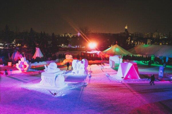 A view of the Festival du Voyageur in Montreal. (Courtesy of Festival du Voyageur Inc.)