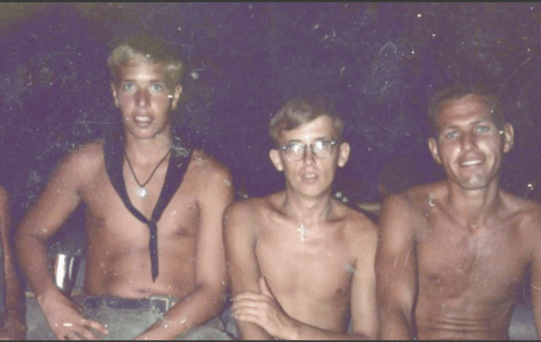 Young American soldiers in Vietnam. Sgt. Tom Brown (left) later said of anti-war protests back in the States: “I couldn’t understand, knowing all these guys that I just (served) with, real Americans that stood up for their country, right or wrong, and here were these people who have done nothing for their country, all these protesters—I just couldn’t understand.” (Patricia Dubiel, Fort Johnson Public Affairs Office, U.S. Army)