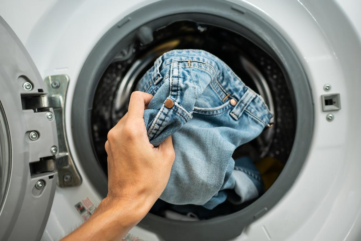 No need to wash them too often: repeated washes will wear down the denim. (Wachiwit/iStock/Getty Images Plus)
