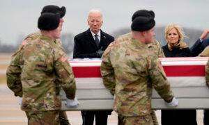 Bidens Attend Dignified Transfer of US Troops Killed in Jordan Drone Attack