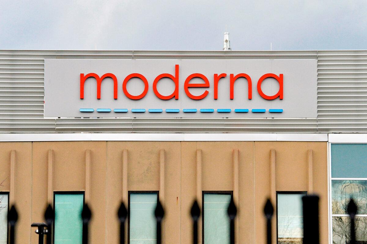 The Moderna campus in Norwood, Mass., on Dec. 2, 2020. (Joseph Prezioso/AFP via Getty Images)