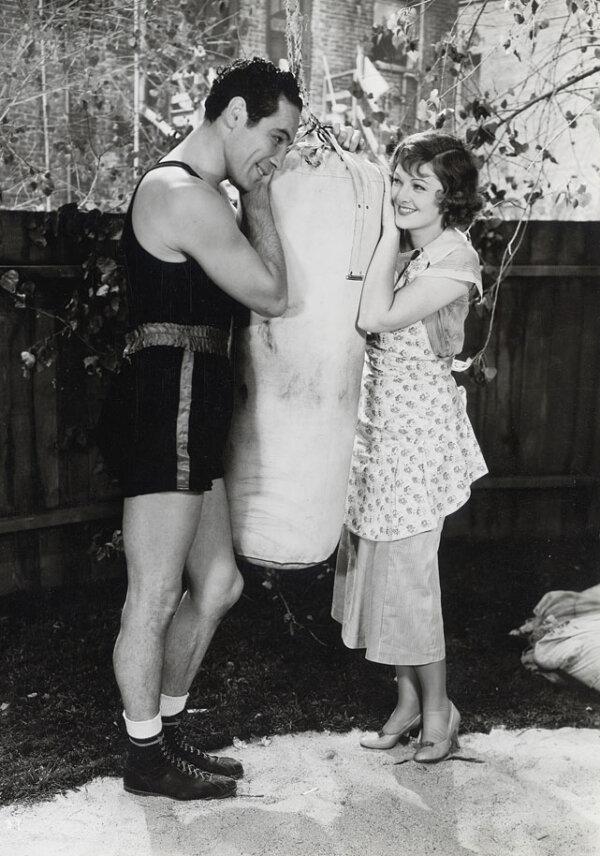 Steve Morgan (Max Baer) and Belle Mercer (Myrna Loy), in “The Prizefighter and the Lady.” (MGM)